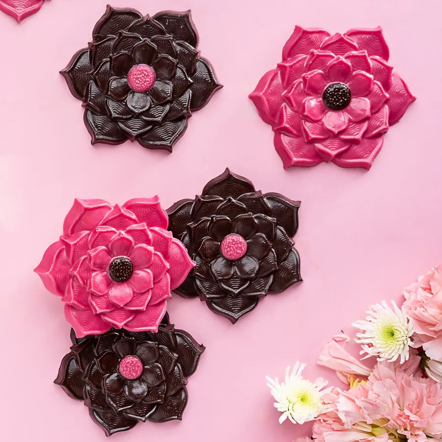 Deux fleurs à croquer pour Octobre Rose